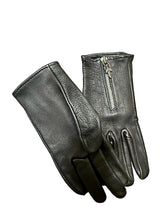Load image into Gallery viewer, Chrome Hearts Dagger Zip-up Leather Gloves
