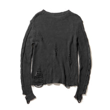 Load image into Gallery viewer, Distressed knit sweater
