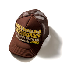 Load image into Gallery viewer, Kapital Love Peace &amp; Beethoven trucker cap

