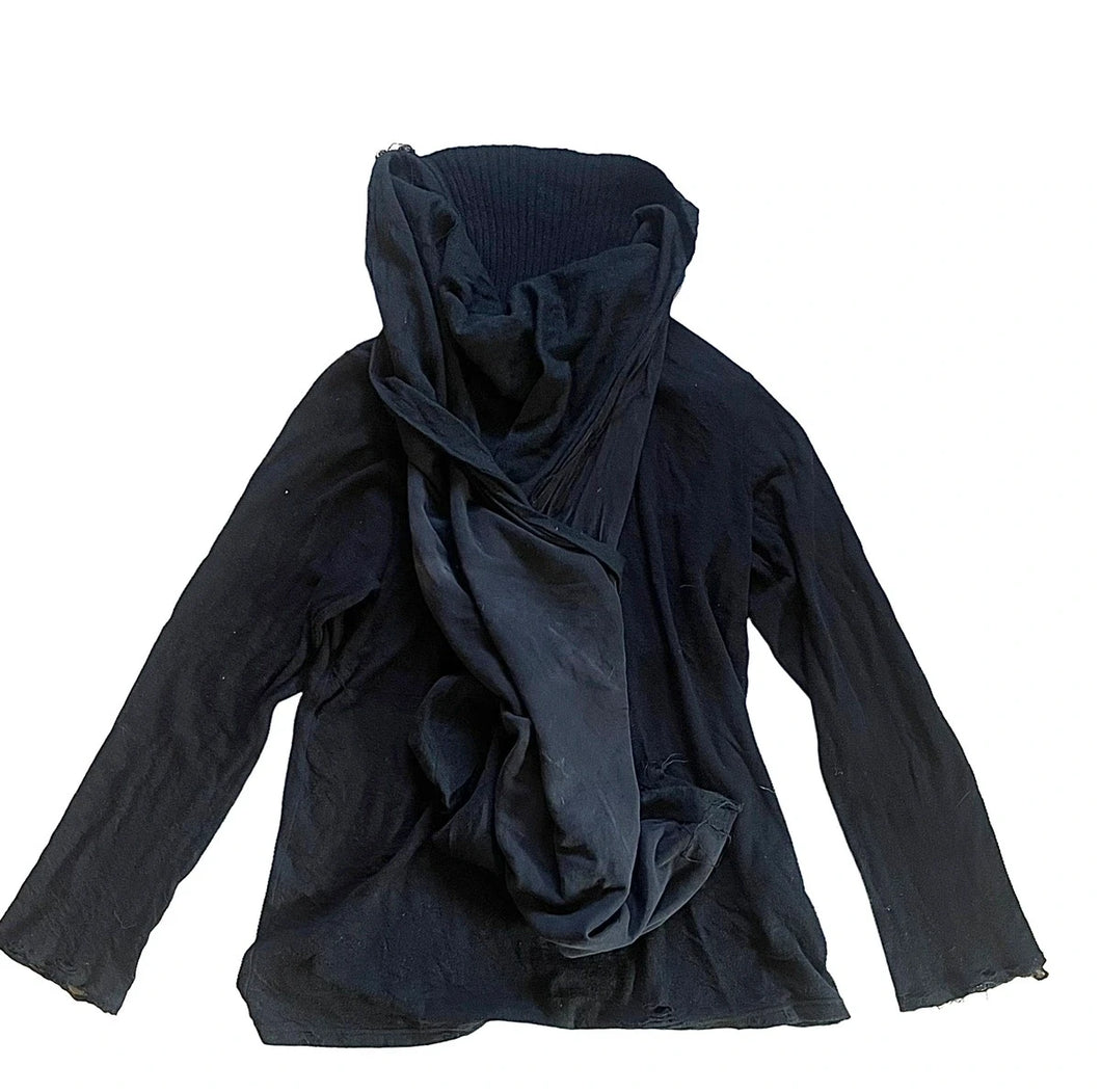 Undercover GURU GURU 06AW Shawl Attached Knit T-Shirt