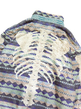 Load image into Gallery viewer, Kapital Ashland Stripe and BONE Pattern Fleece Jacket
