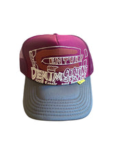 Load image into Gallery viewer, Kapital Century Denim Coating Service Trucker Hat
