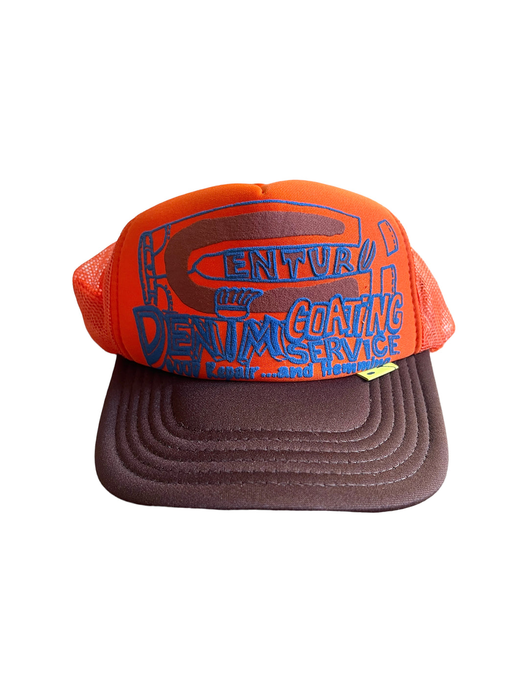 Kapital Century Denim Coating Service Trucker Hat