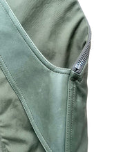 Load image into Gallery viewer, RICK OWENS Bauhaus Green Leather Vest
