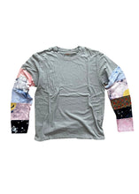 Load image into Gallery viewer, Kapital Hippie Smiley Patch Long Sleeve T-shirt

