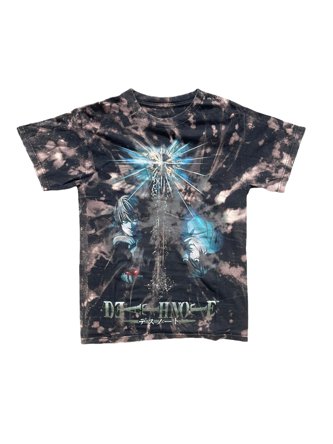 Death Note Anime Vintage style hand dyed t-shirt