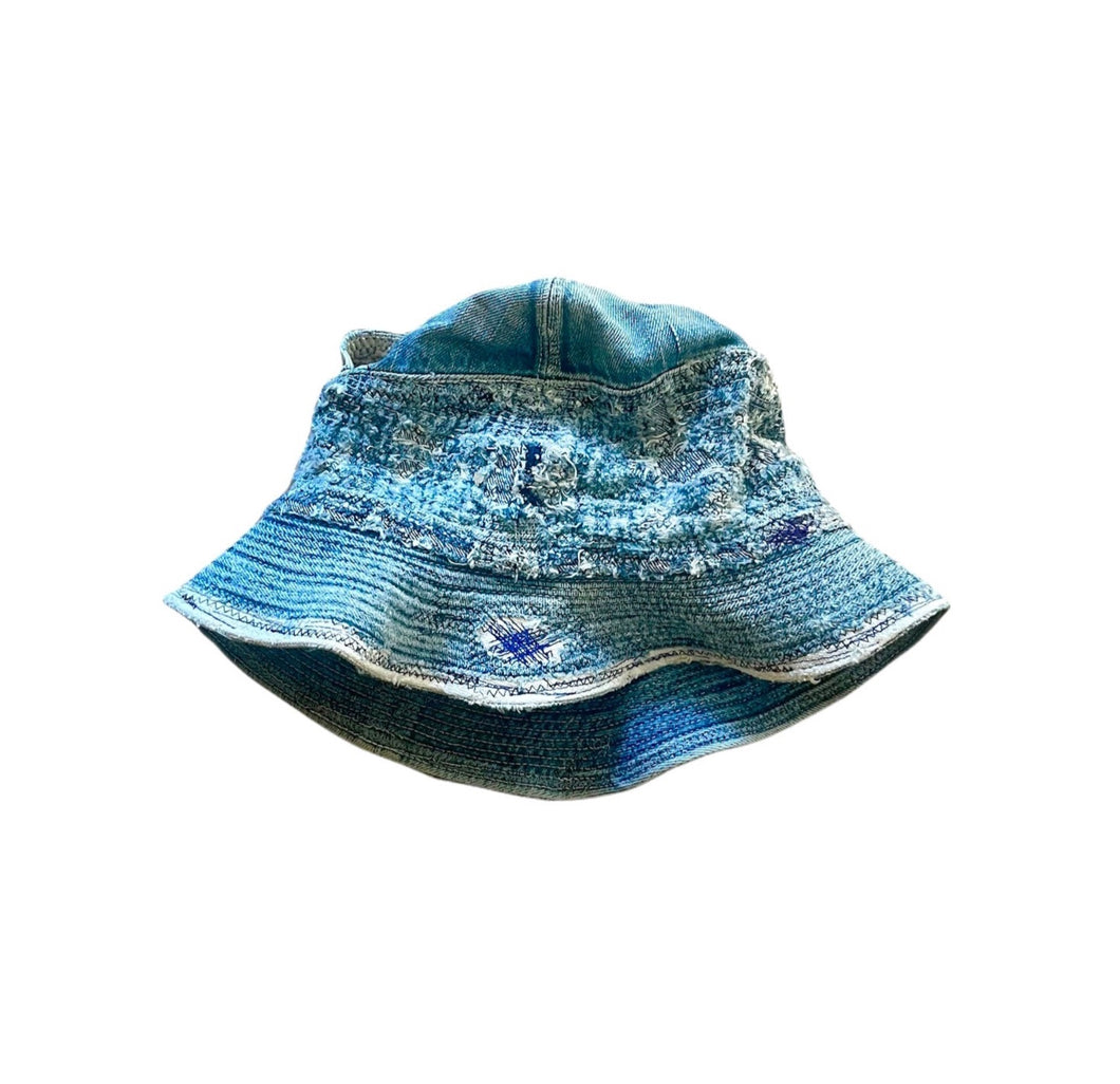 Kapital Old Man And The Sea Crushed Bucket Hat