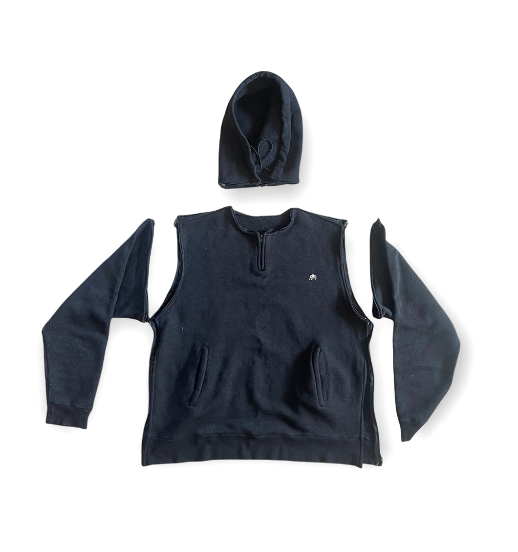Undercover Small Parts Detachable Hoodie